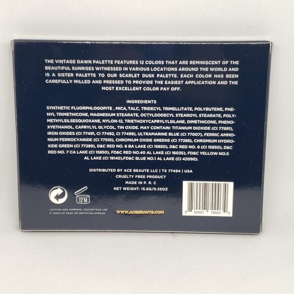 Ace Beaute Vintage Dawn Eyeshadow Palette - Picture 5 of 7